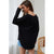 Azura Exchange Button Detail Waffle Knit Long Sleeve Top - L