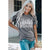 Azura Exchange BLESSED Graphic Print Crew Neck T-Shirt - 2XL