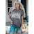 Azura Exchange BLESSED Graphic Print Crew Neck T-Shirt - 2XL