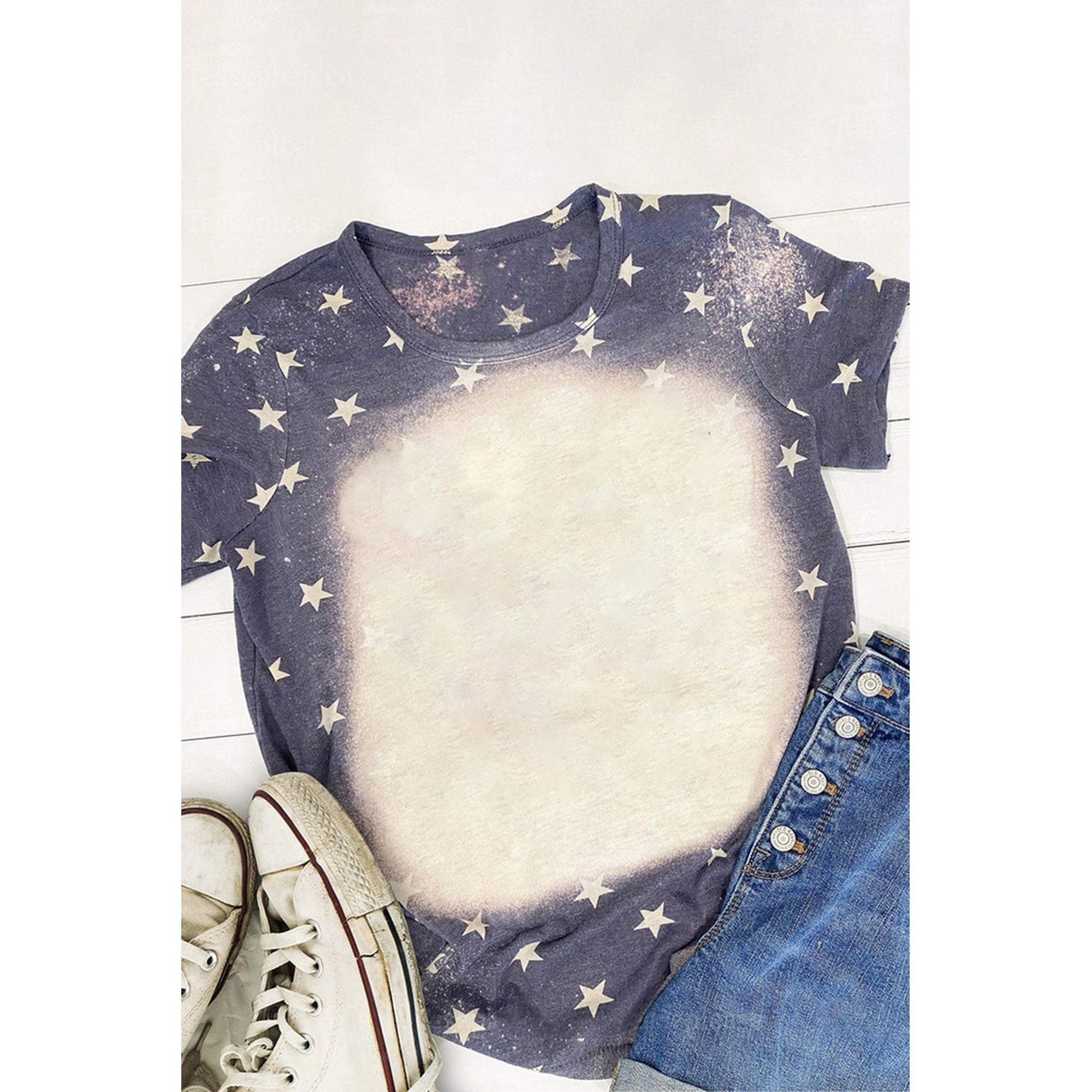 Azura Exchange Bleached Star Tee - S