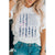 Azura Exchange American Flag Pint Short Sleeve Tee - L