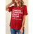 Azura Exchange American Freedom Day Slogan Print T-Shirt - S