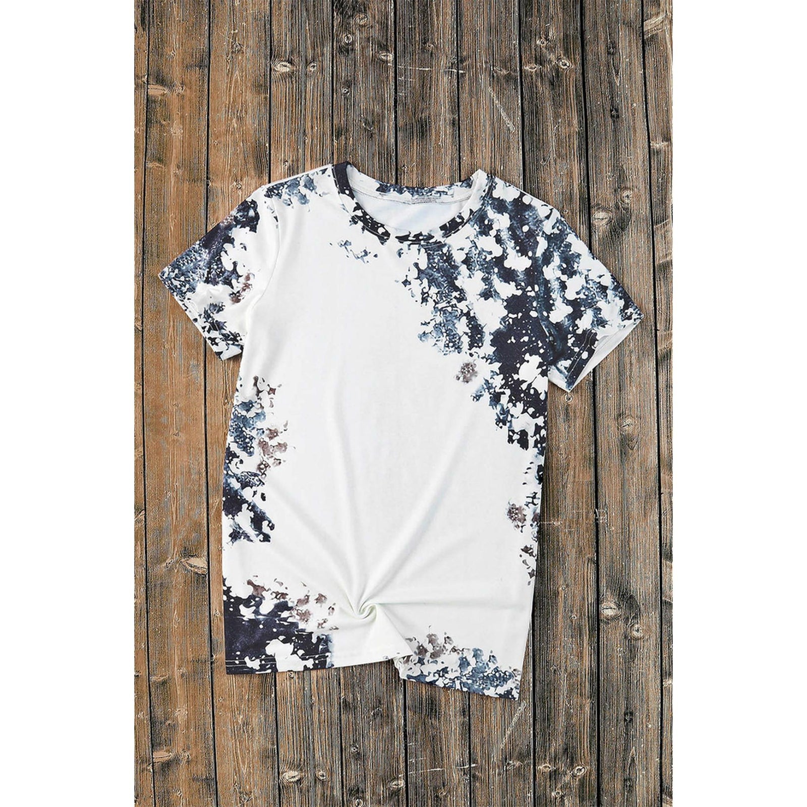 Azura Exchange Dyed Bleached T-Shirt - S