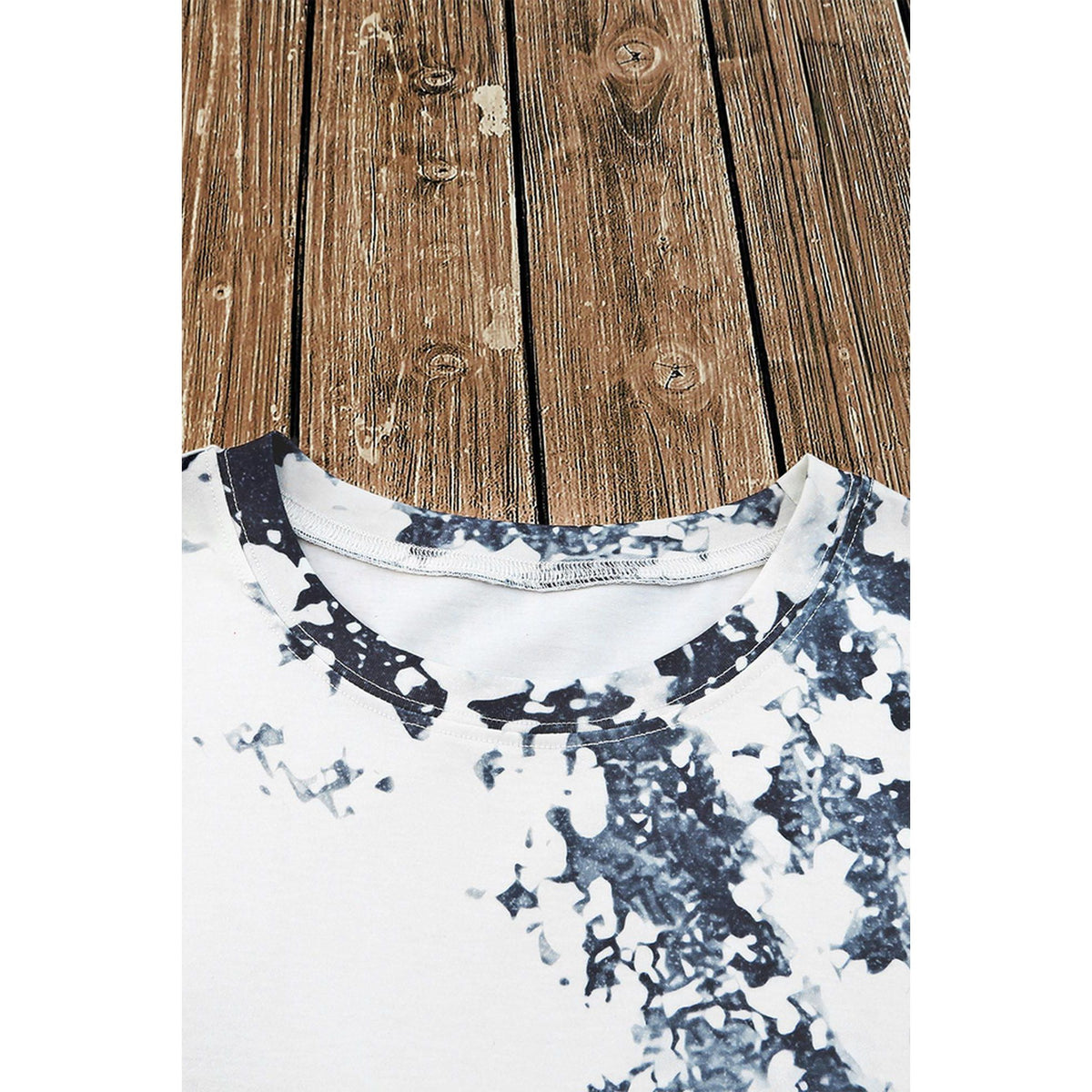Azura Exchange Dyed Bleached T-Shirt - S