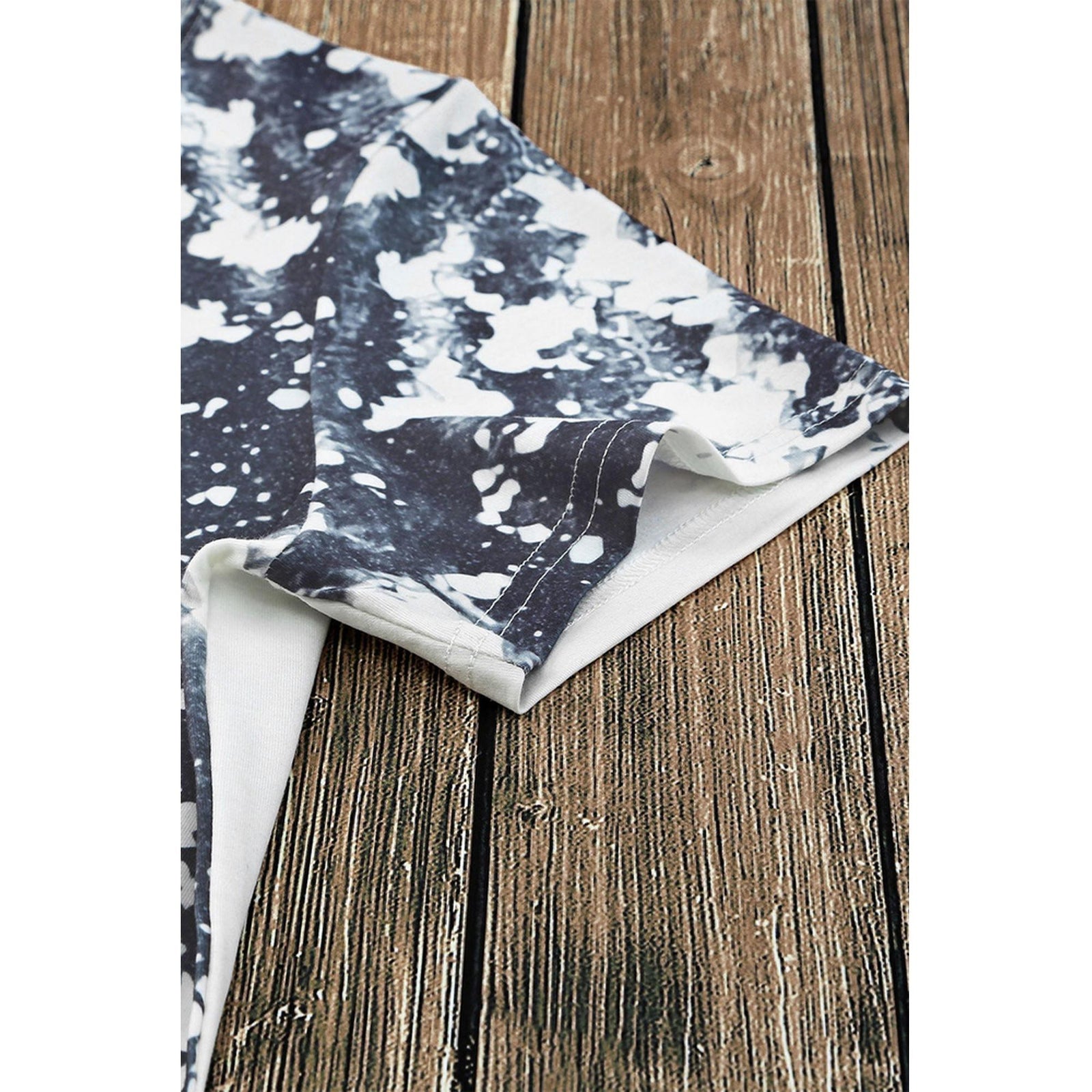 Azura Exchange Dyed Bleached T-Shirt - S