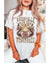 Azura Exchange White Nashville Tennessee Guitar Rose Graphic Crewneck Tee - M