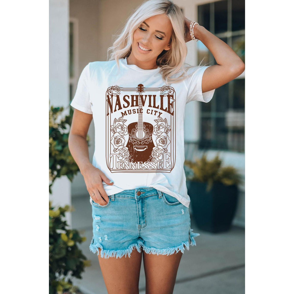 Azura Exchange Nashville Music City Graphic Tee - S