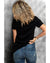 Black FUELED BY iced coffee AND anxiety Graphic Tee - M
