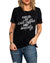 Black FUELED BY iced coffee AND anxiety Graphic Tee - M