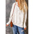 Azura Exchange Batwing Sleeve Henley Hoodie with Pockets - 2XL