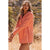 Azura Exchange Batwing Sleeve Pocketed Henley Hoodie - L