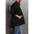 Azura Exchange Batwing Sleeve Hoodie with Pocketed Henley - 2XL