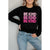 Azura Exchange BE KIND Letter Print Sweatshirt - L