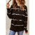 Azura Exchange Abstract Striped Long Sleeve Sweatshirt - M