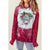 Azura Exchange Bleach Print Long Sleeve Sweatshirt - L