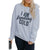 Azura Exchange Breaking COLD Letter Print Sweatshirt - 2XL