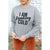 Azura Exchange Breaking COLD Letter Print Sweatshirt - 2XL