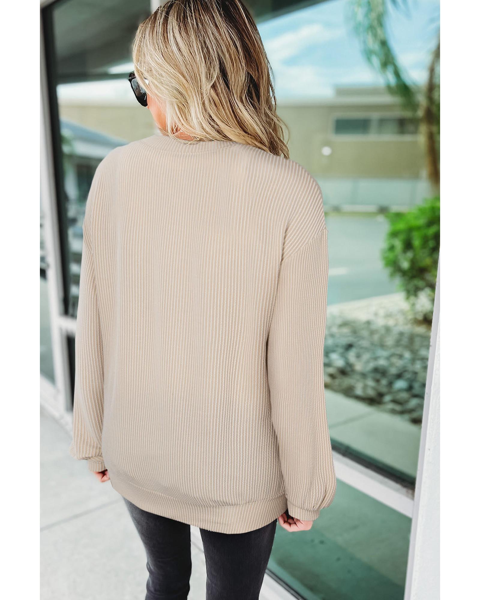Apricot NASHVILLE MUSIC CITY Corded Graphic Sweatshirt - M