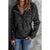 Azura Exchange Button Snap Neck Pullover Hoodie - M