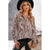 Azura Exchange Animal Print Buttons Shirt - L