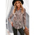 Azura Exchange Animal Print Buttons Shirt - L