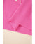 Bright Pink Western Horse Embroidered Round Neck Sweater Tee - L