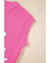 Bright Pink Western Horse Embroidered Round Neck Sweater Tee - S