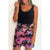 Azura Exchange Abstract Print Wrap Hem Mini Skirt - L