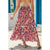 Azura Exchange Boho Floral Print High Waist Maxi Skirt - L