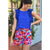 Azura Exchange Belted Floral Print Shorts - 10 US