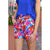 Azura Exchange Belted Floral Print Shorts - 10 US