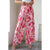 Azura Exchange Abstract Floral Print Wide Leg Pants - 10 US