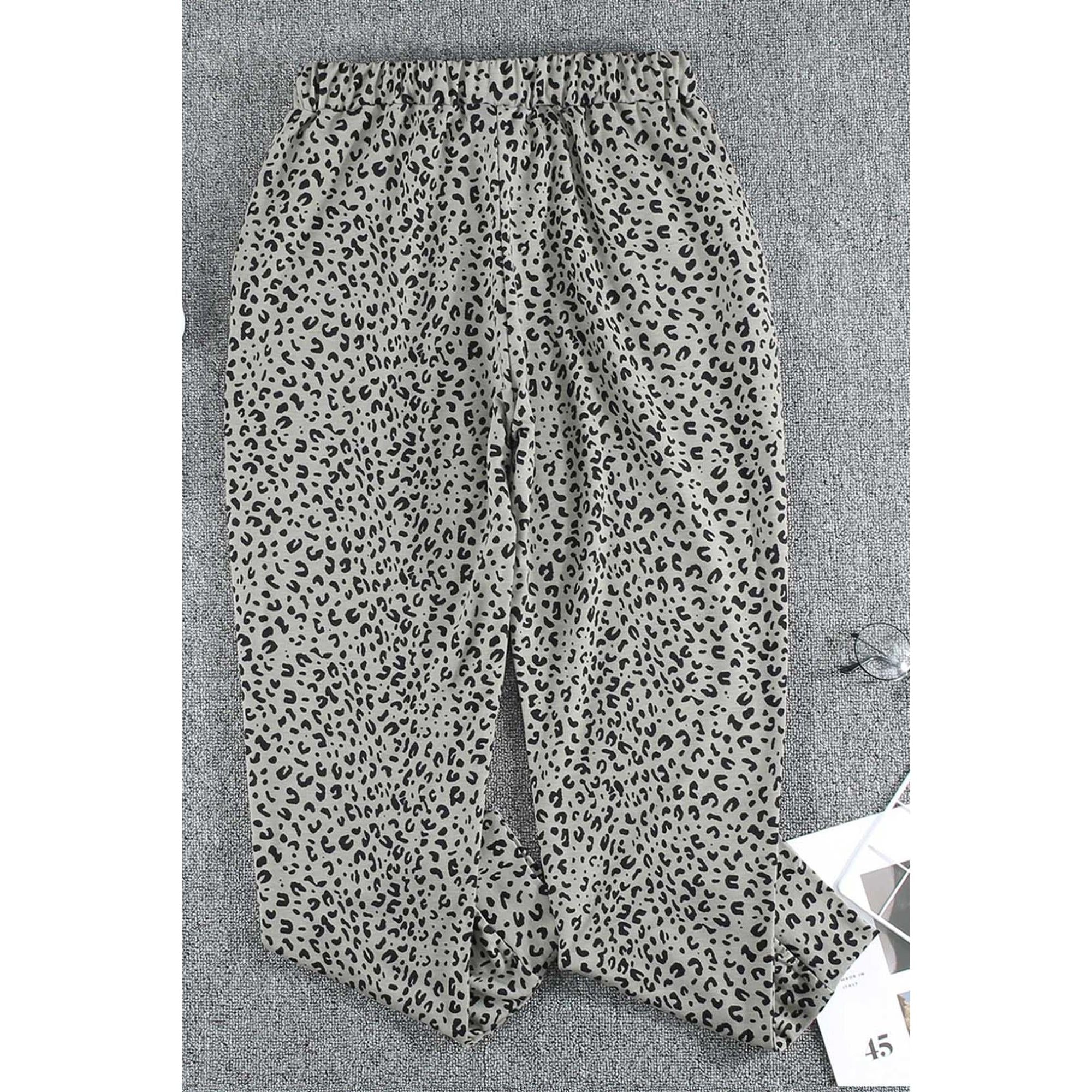 Azura Exchange Breezy Leopard Joggers - M