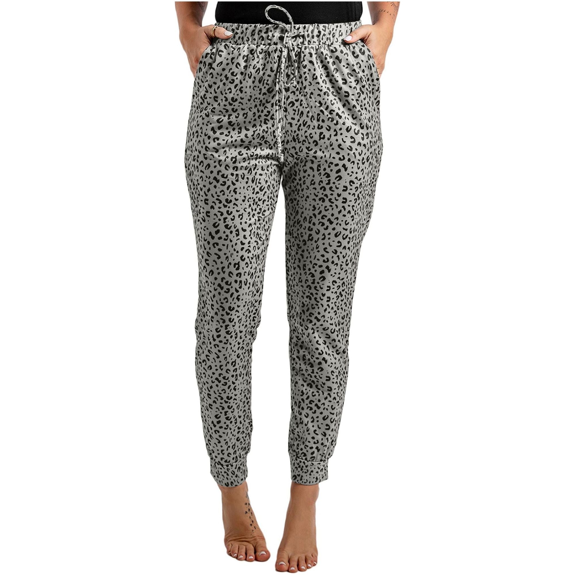 Azura Exchange Breezy Leopard Joggers - XL