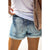 Azura Exchange American Flag Patchwork Denim Shorts - M