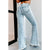 Azura Exchange Acid Wash Flare Jeans - 16 US