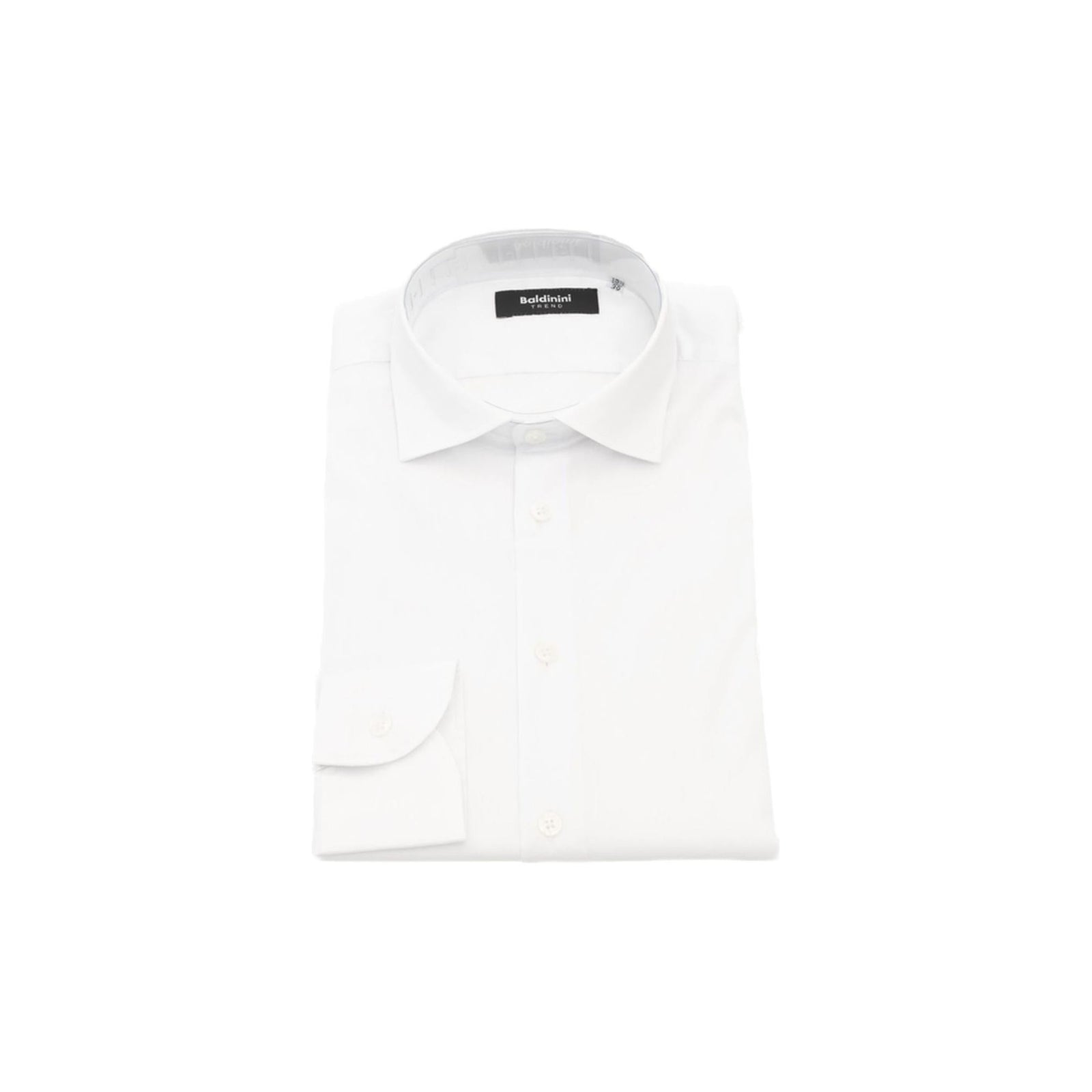 Slim Fit Button-Front Shirt with Italian Collar and Logo Detail W32 US Men