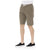 Solid Color Bermuda Shorts with Drawstring Closure W46 US Men