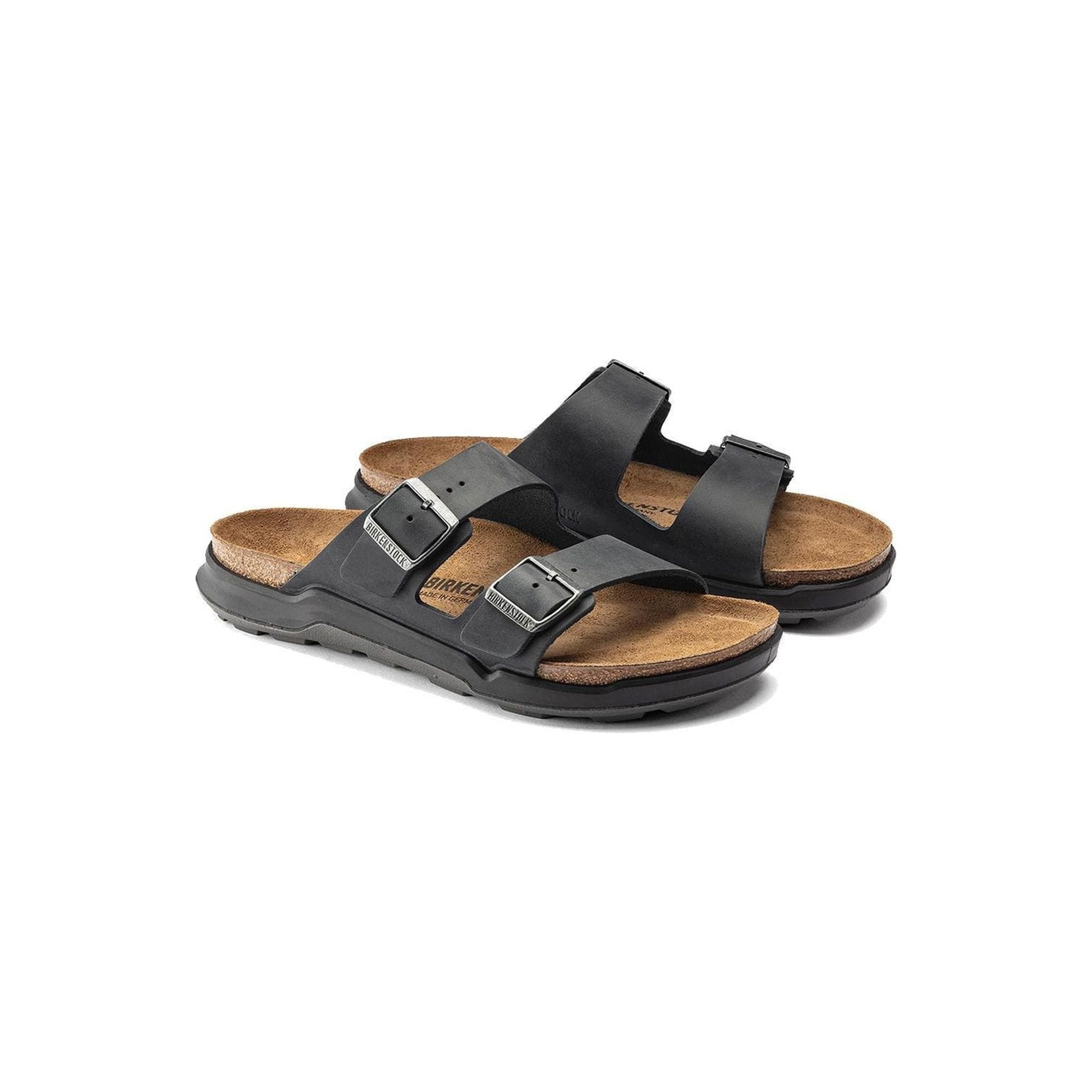 Classic Leather Sandals with Adjustable Buckles - 39 EU