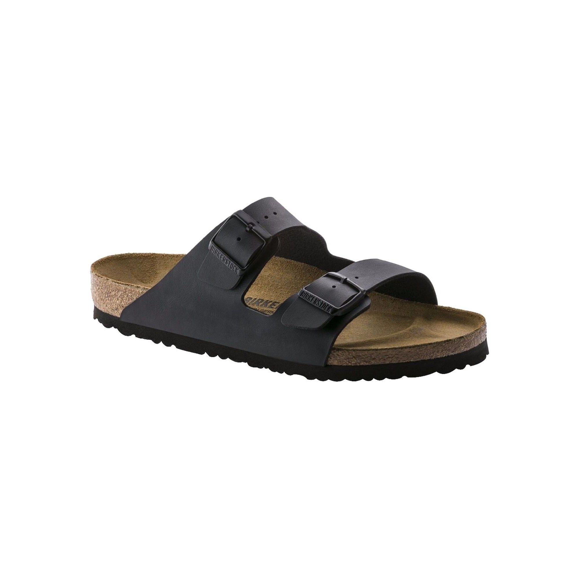 Classic 2-Strap Sandals with Suede Footbed Lining - 40 EU