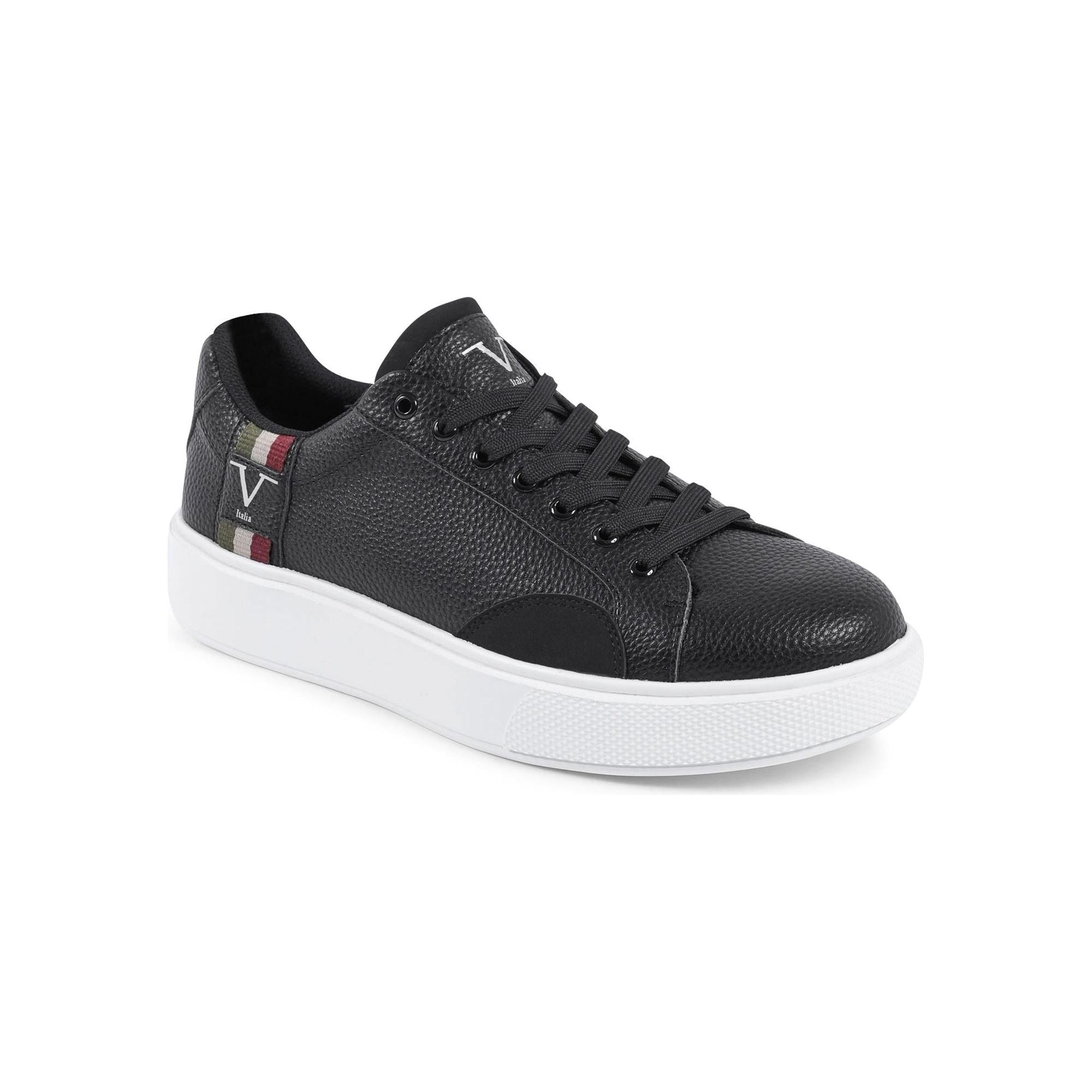 Synthetic Leather Rubber Sole Sneaker - 39 EU