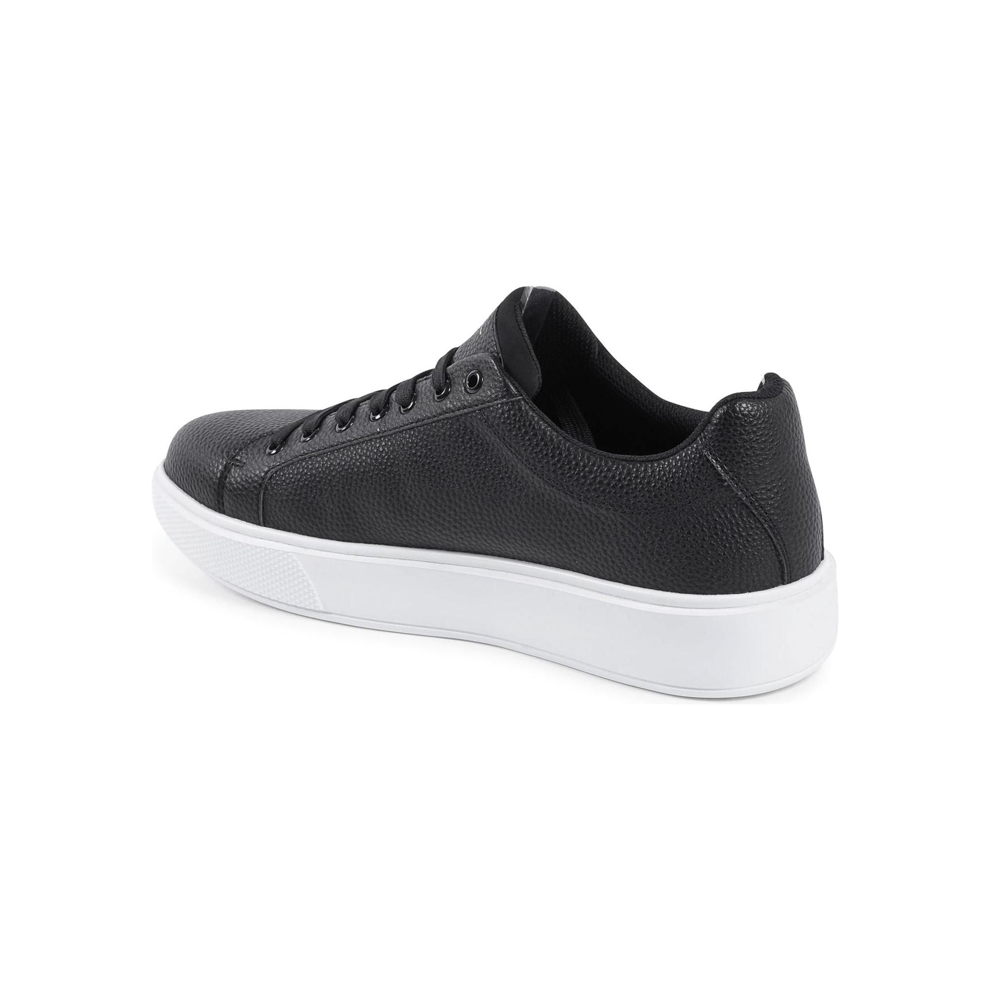 Synthetic Leather Rubber Sole Sneaker - 39 EU