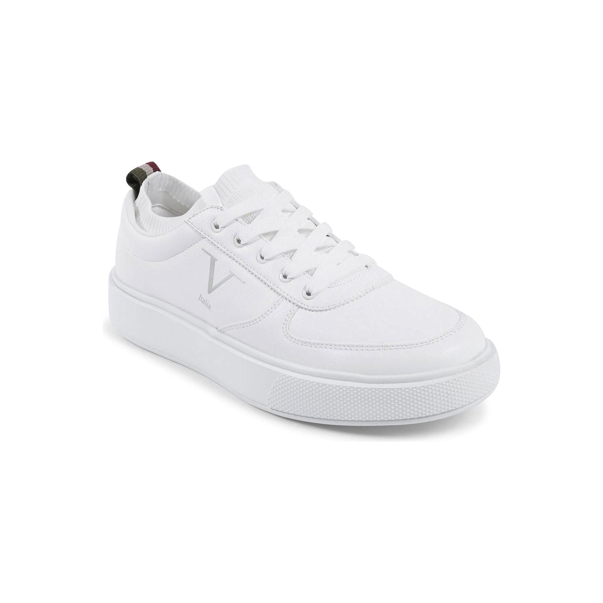 Synthetic Leather Rubber Sole Sneaker - 39 EU