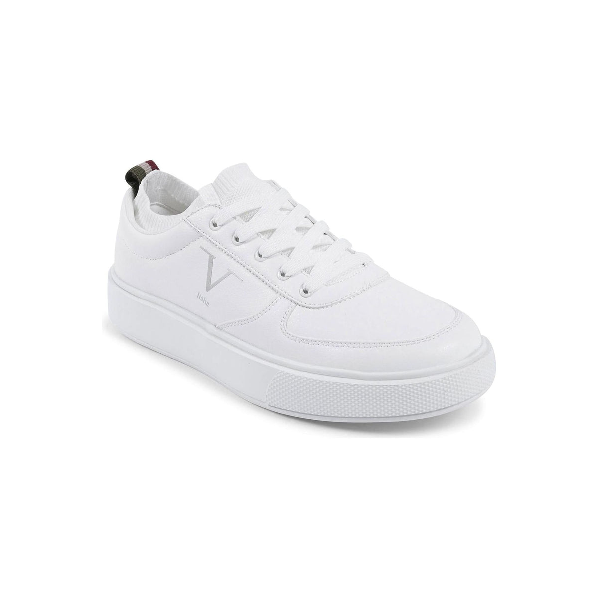 Synthetic Leather Rubber Sole Sneaker - 40 EU