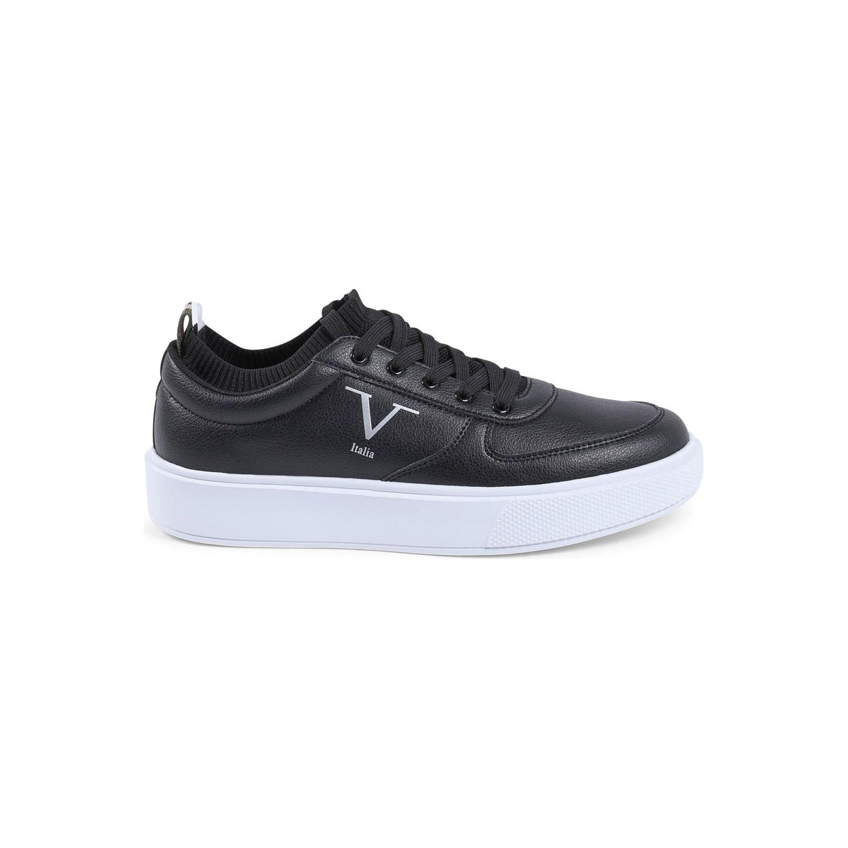 Synthetic Leather Sneaker with Rubber Sole - 39 EU