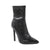 Synthetic Leather Ankle Boots with High Heels - 36 EU