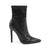 Synthetic Leather Ankle Boots with High Heels - 38 EU