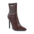 Synthetic Leather Ankle Boots with 11cm Heel - 41 EU