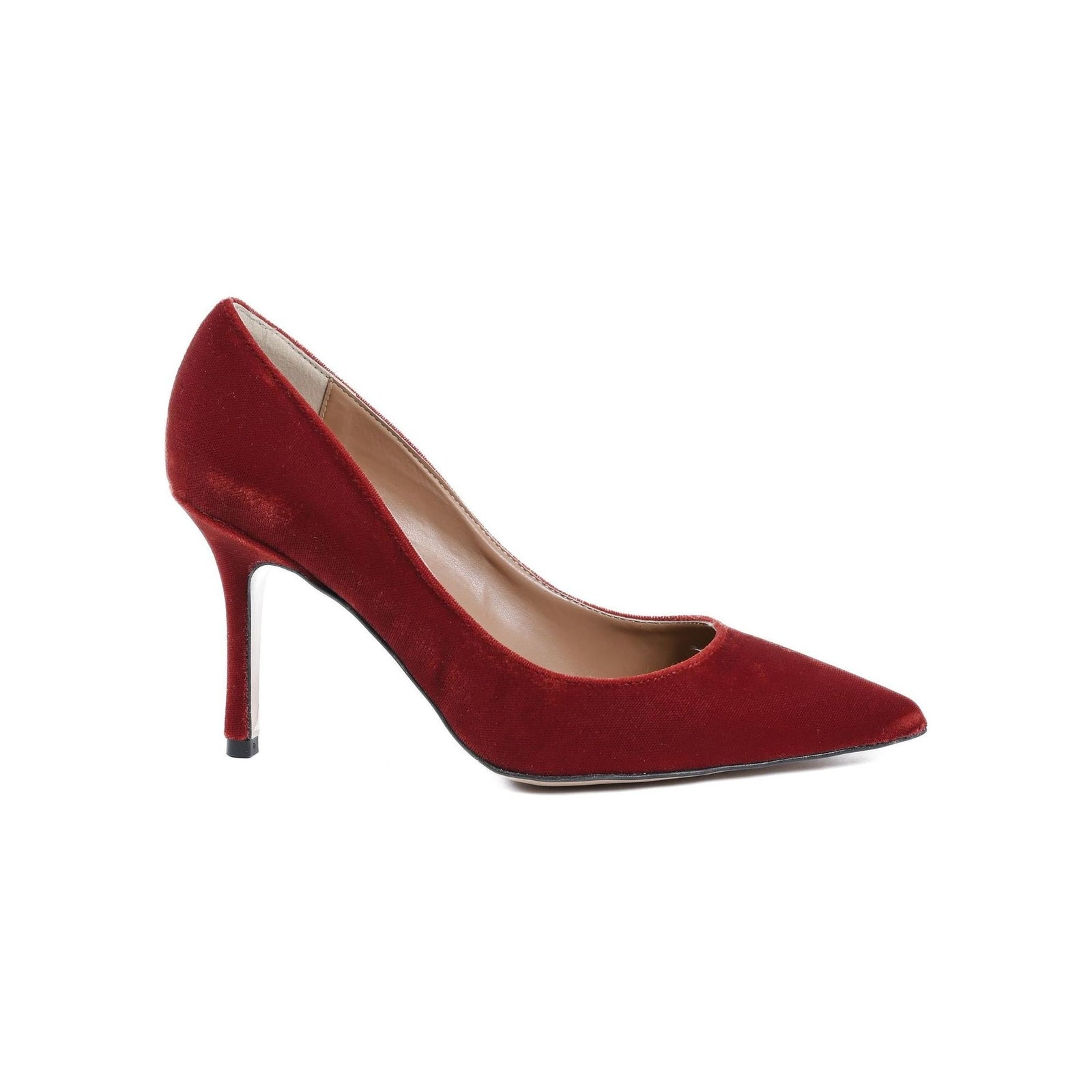 19V69 ITALIA by Versace 1969 abbigliamento sportivo srl Women's Red Velvet High Heel Pump in Red - 37 EU