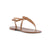 Tropical Print Leather Sandals - 35 EU